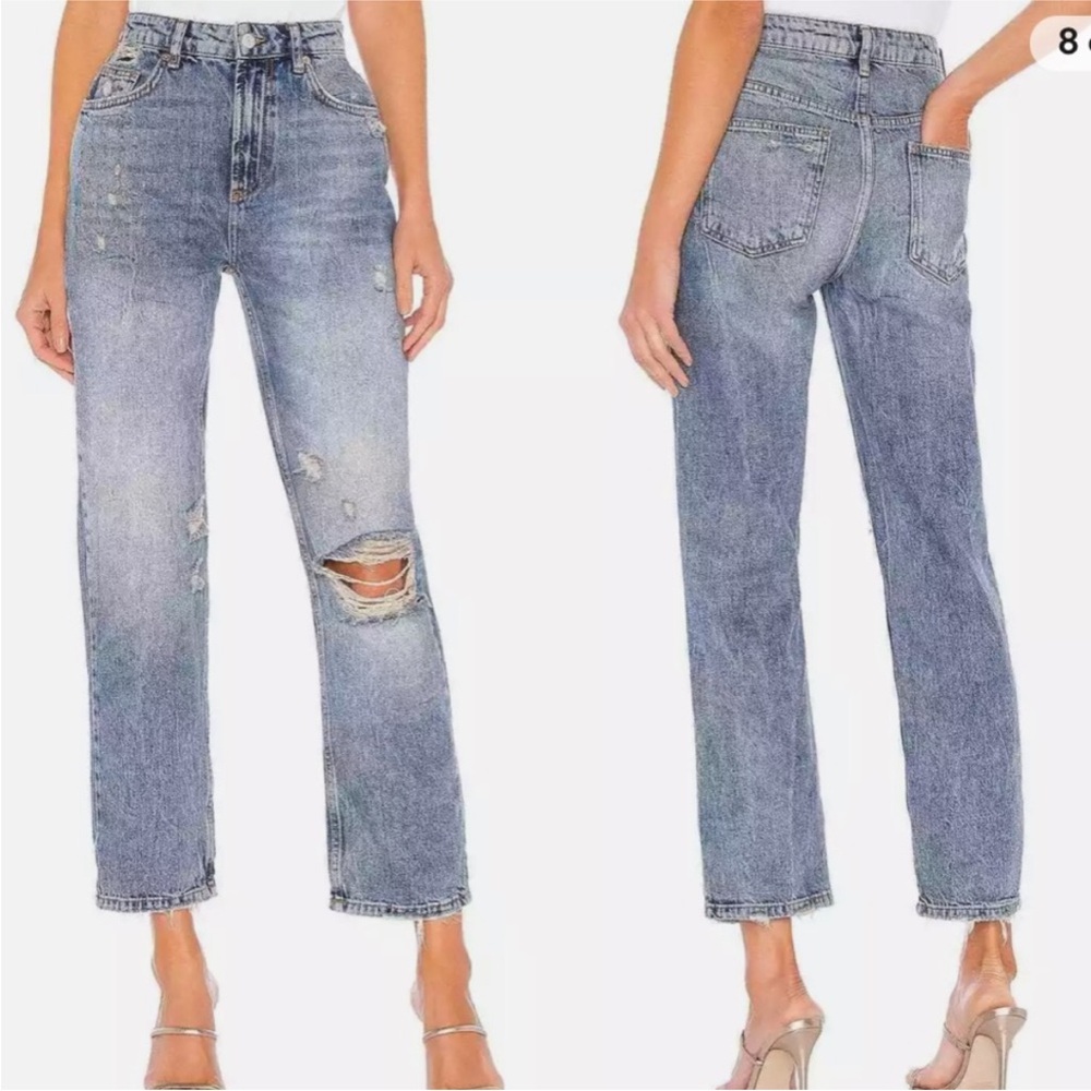 Free People Dakota Straight Leg Jean in Indigo
